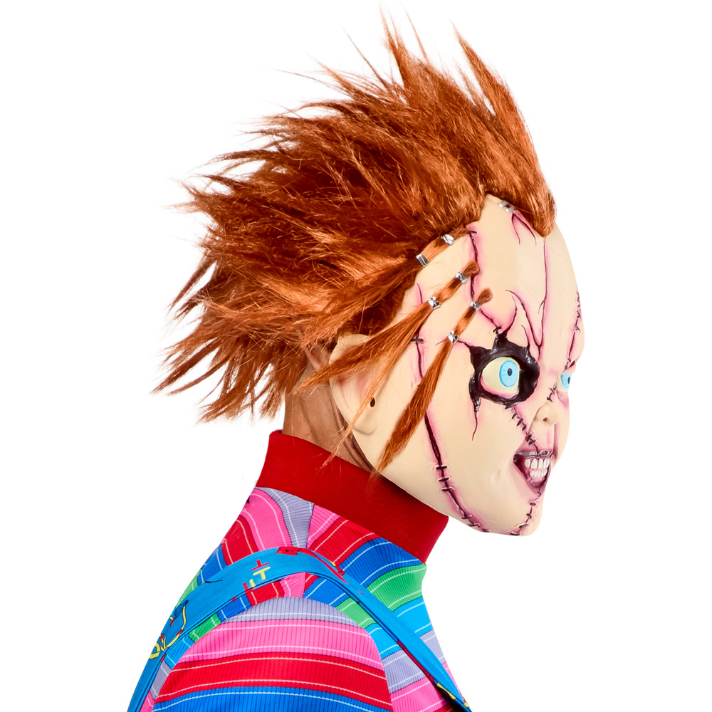 Chucky Stitched Up 3/4 Halloween Mask Image 4