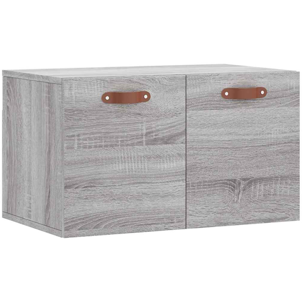 vidaXL 2 Door Grey Sonoma Oak Wall Cabinet Image 2