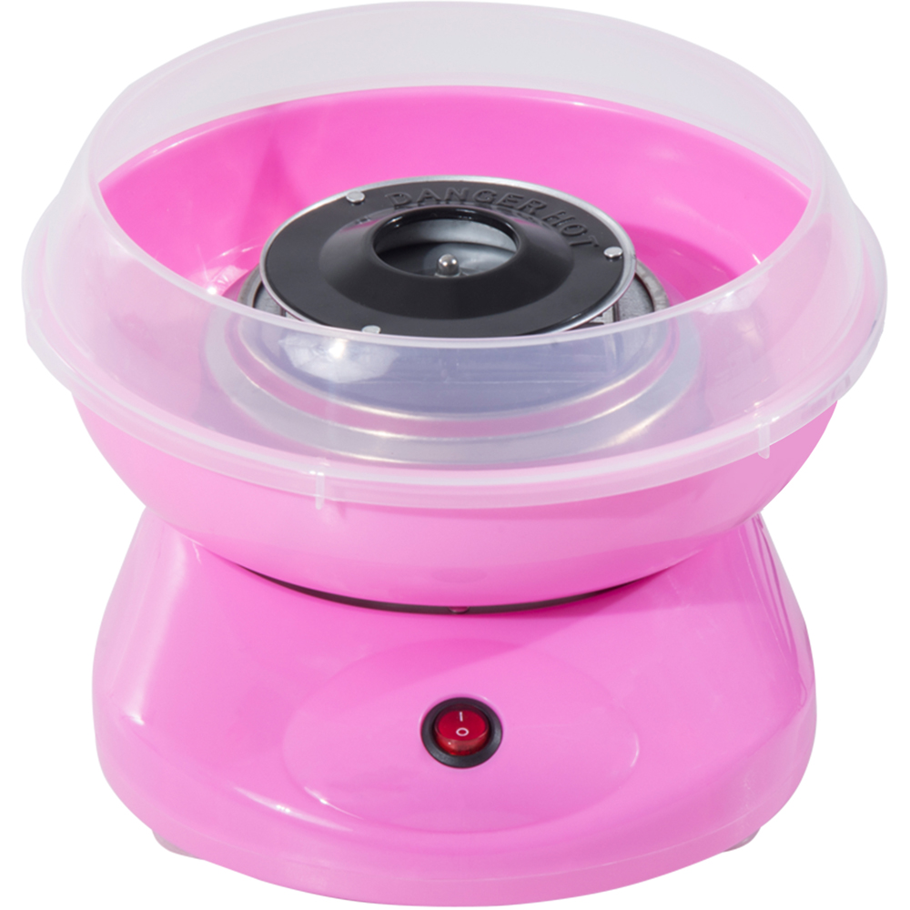 HOMCOM 800-017PK Pink Electric Cotton Candy Machine with Equipment 550W Image 8