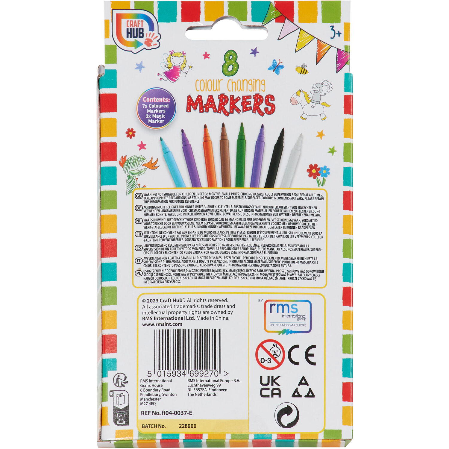 Pack of 8 Colour Change Markers Image 4