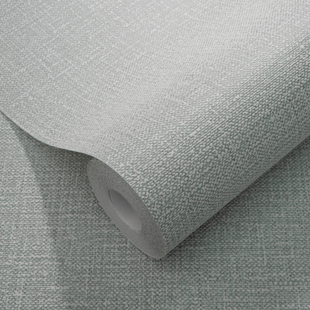 Erismann Opus Dolce Luxury Woven Plain Soft Green Wallpaper Image 2