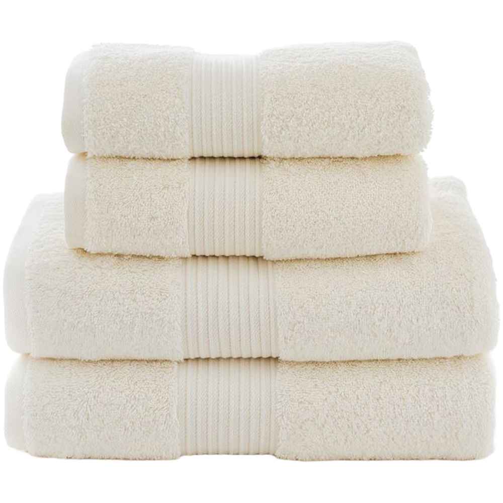 Deyongs Bliss Pima Cream Hand Towel 2 Pack Image 1