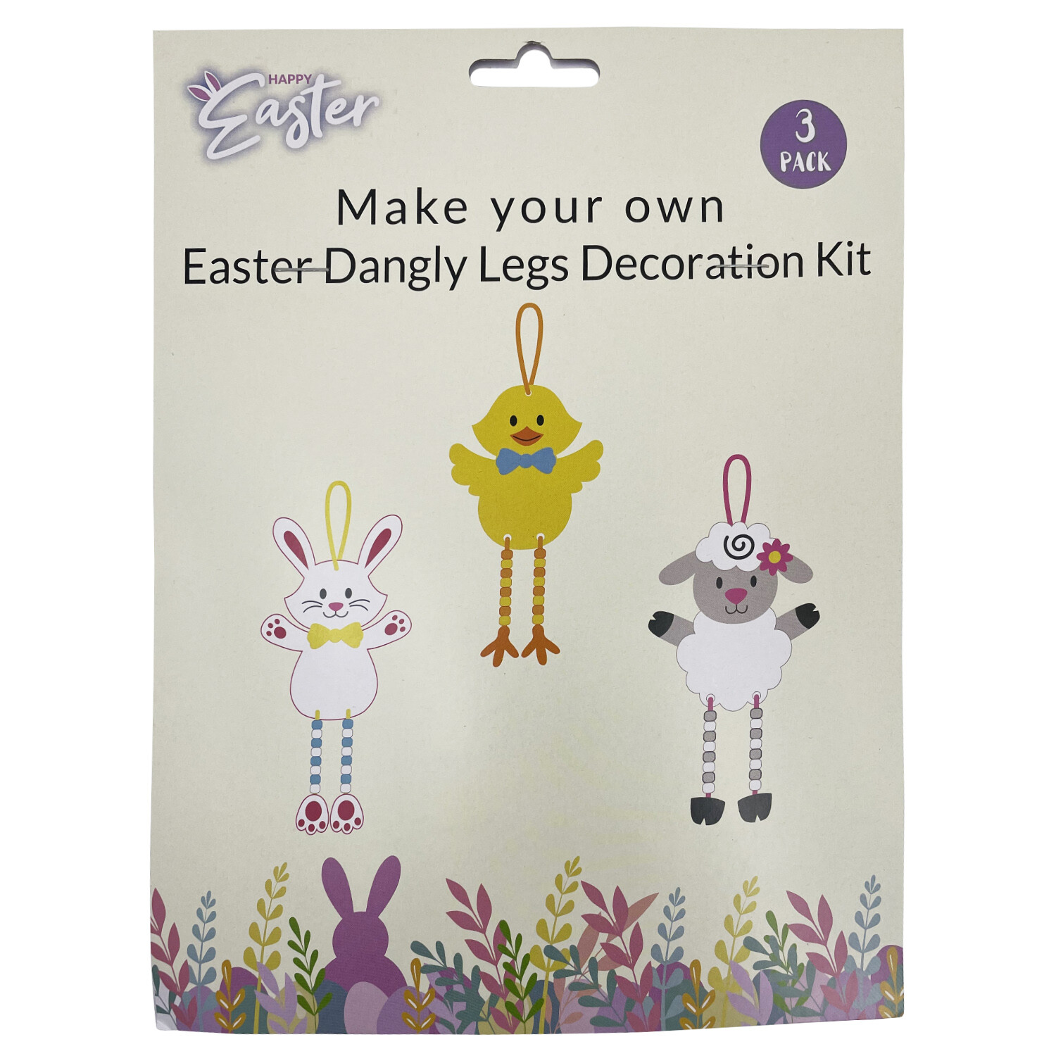 Easter Dangly Legs Decoration Kit - Multicolour Image 1