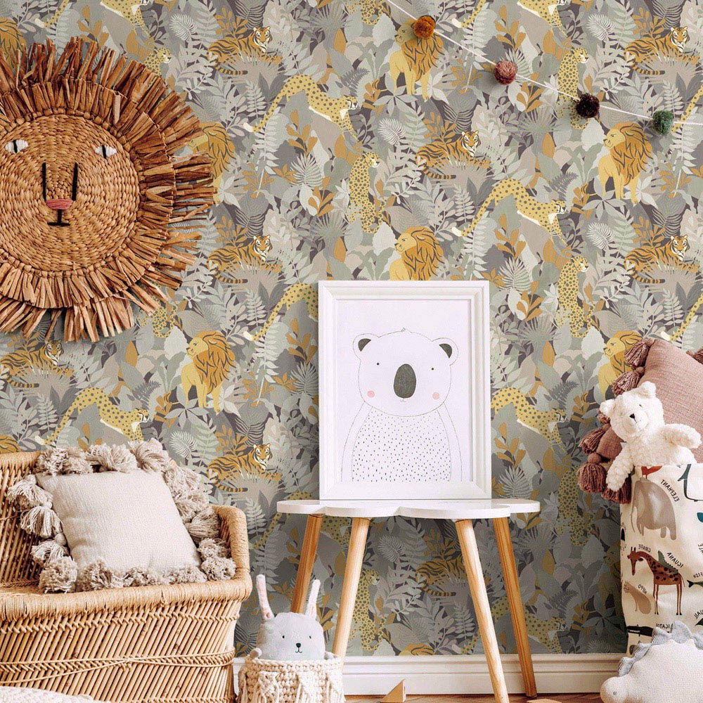 Holden Decor Animal Kingdom Neutral Wallpaper Image 4
