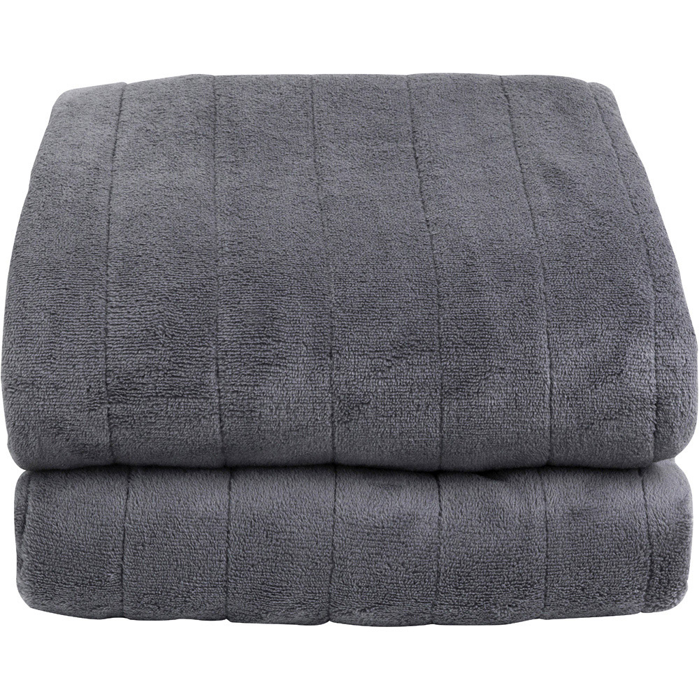 Russell Hobbs RHHT1004GR Grey Microfleece Heated Throw 180 x 130cm Image 3