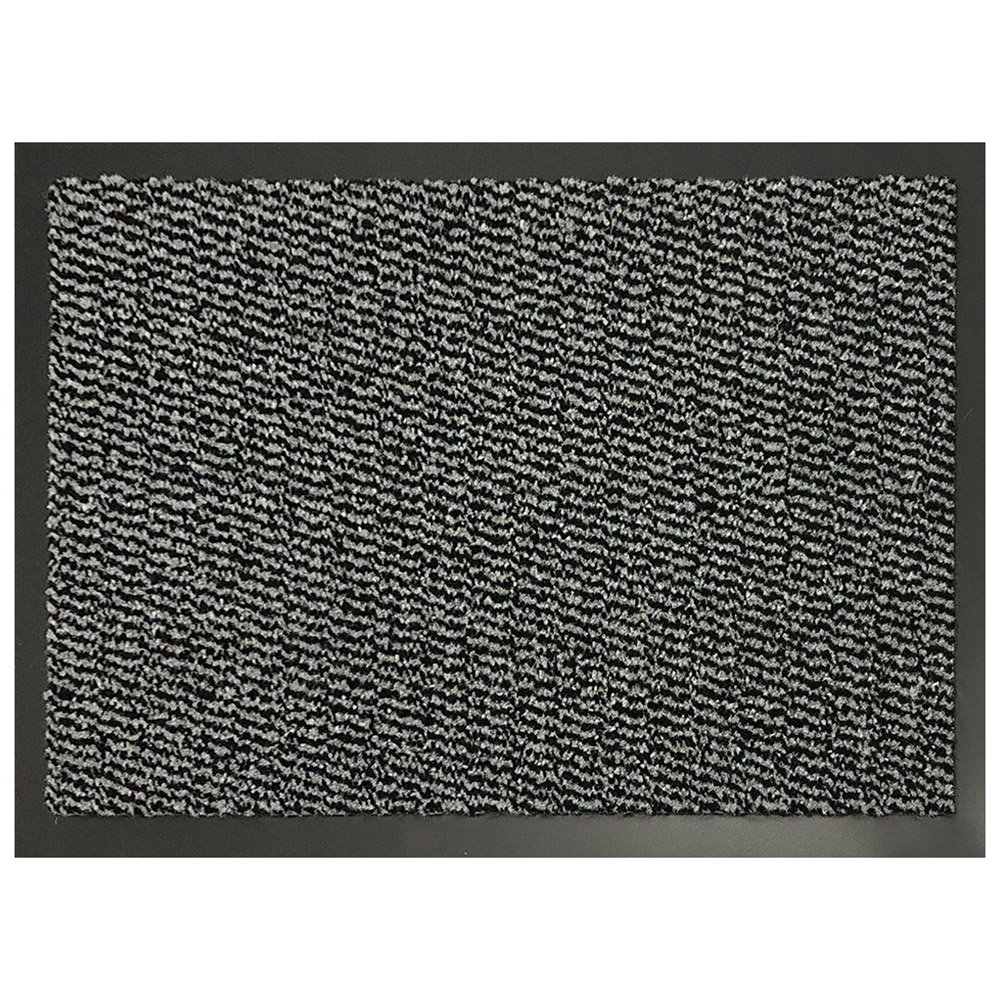 Desire Rugs Silver Grey Anti Slip Door Mat 90 x 120cm Image 1