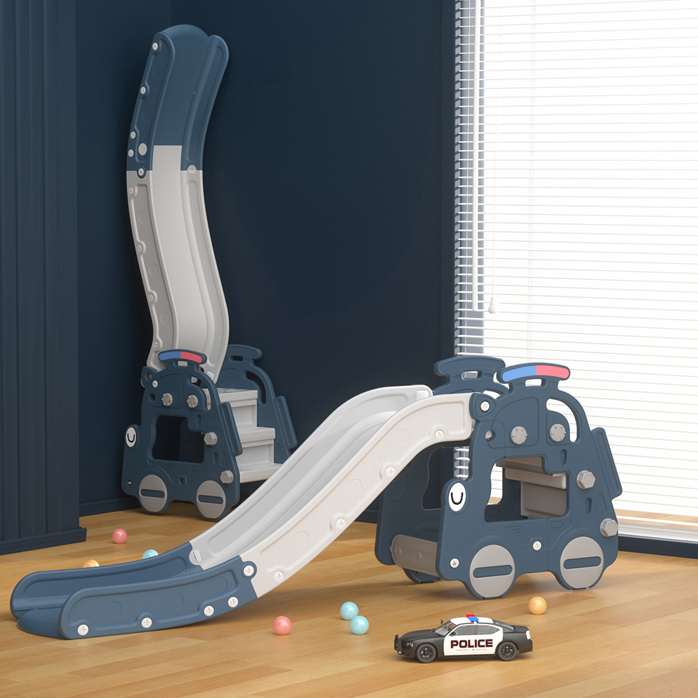 Living and Home Blue Toddler Plastic Climber and Slide Set Image 2