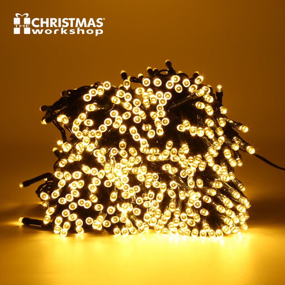 The Christmas Workshop 400 Warm White LED String Light Image 4
