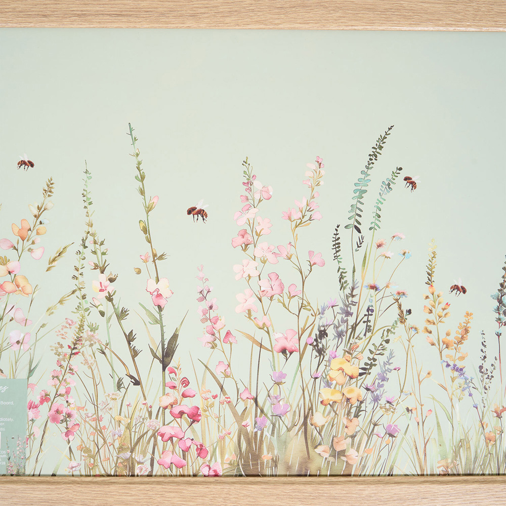 Floral Bees Laptray Sage Image 4