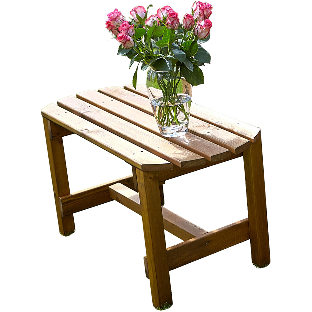 Samuel Alexander Tom Chambers Chunky Rustic Wooden Traditional Coffee Table Image 2