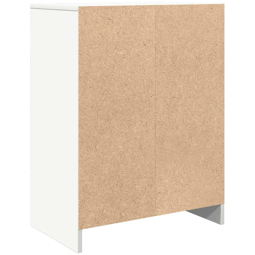 vidaXL 2 Door White Sideboard Image 8