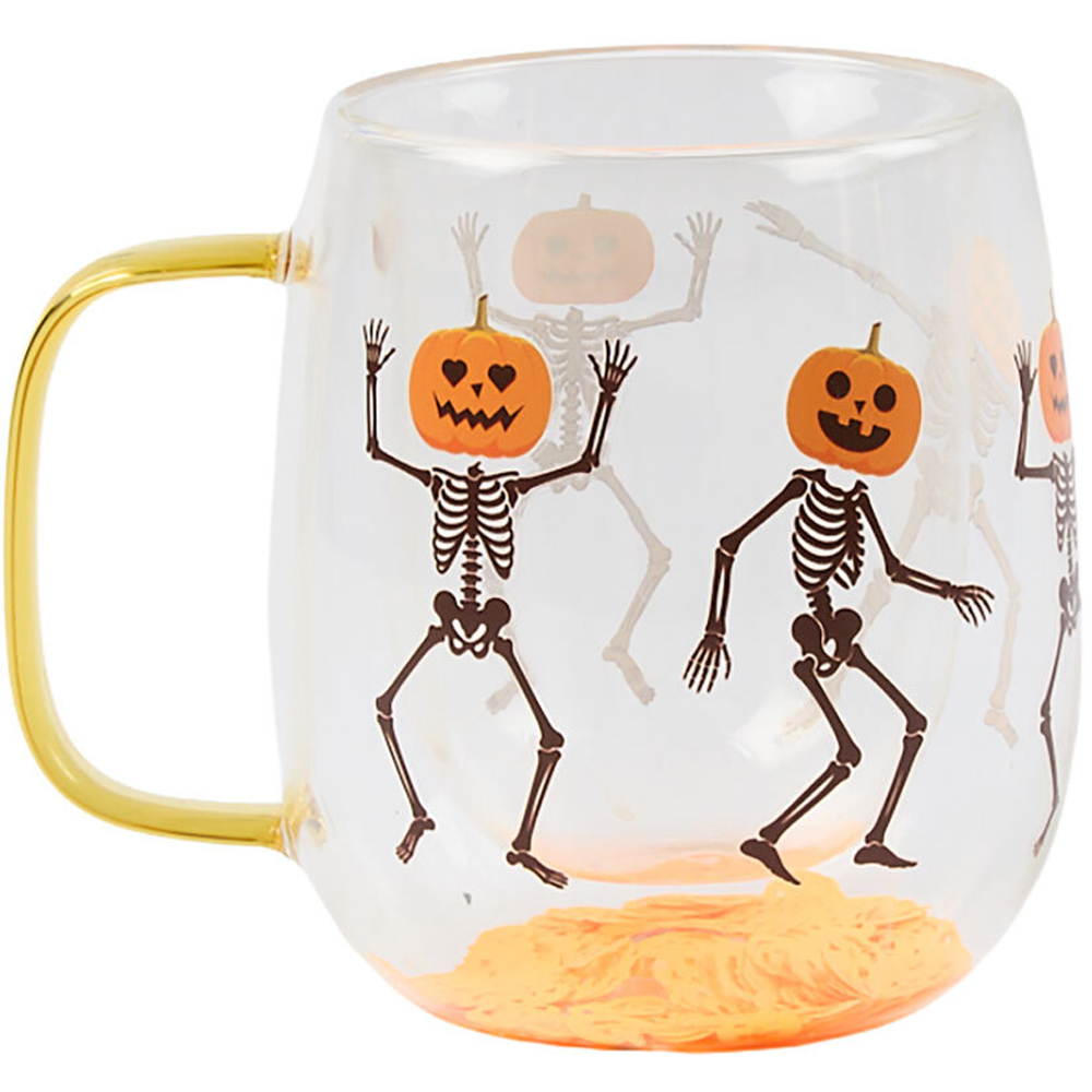 Halloween Glass Double Wall Mug Image 6