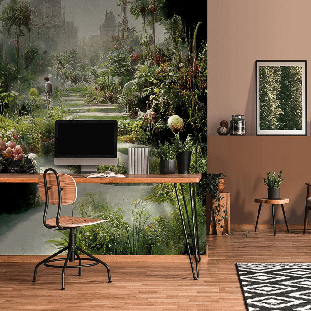 Erismann Garden Escape Digital 3 Panels Wall Mural Image 3