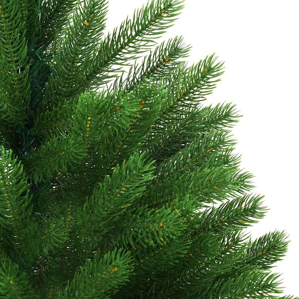 vidaXL Pre-Lit Lilac Baubles Green Artificial Christmas Tree 8ft Image 7