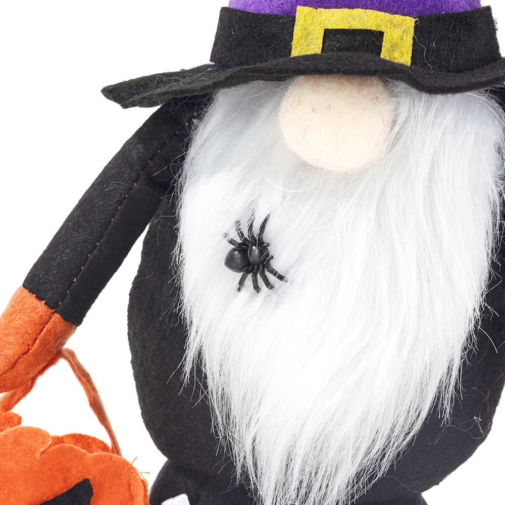 Living and Home Halloween Black and Purple Faceless Gnome Decor 2 Pack Image 5