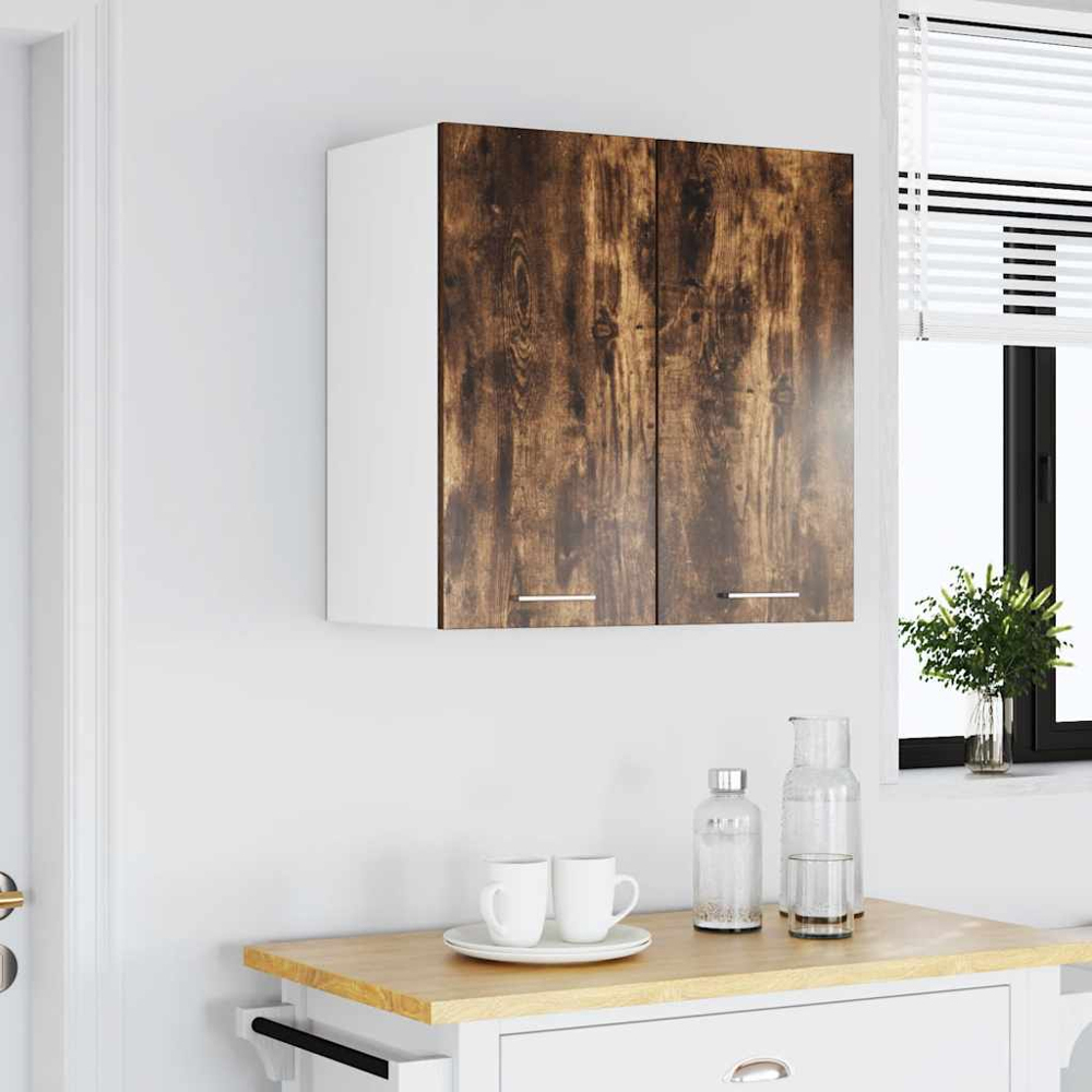 vidaXL Lyon 2 Door Smoked Oak Hanging Cabinet Image 9