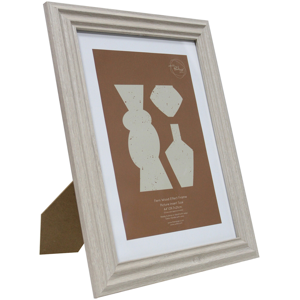 Fern Wood Effect Frame - Natural / A4 Image 2