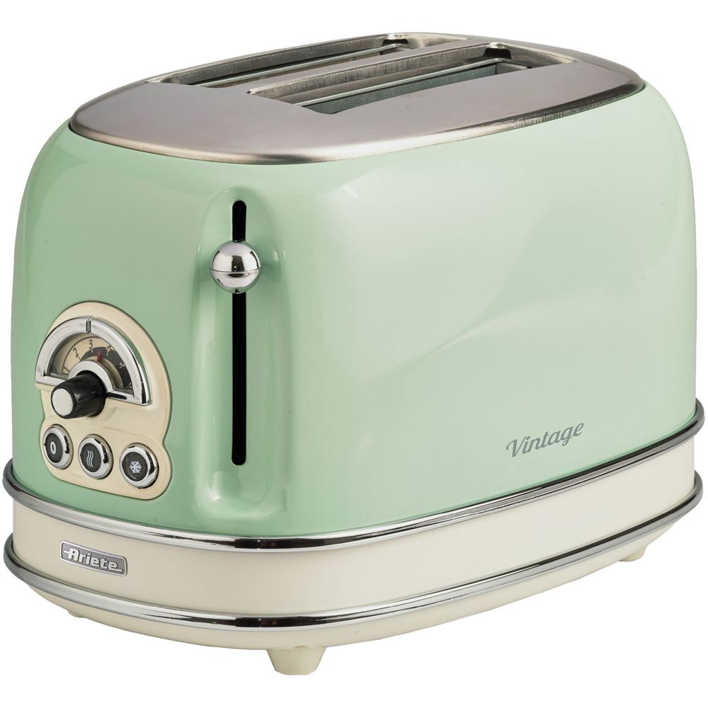 Ariete Vintage ARPK59 Green 20L Microwave with 2 Slice Toaster and 1.7L Jug Kettle Set Image 3