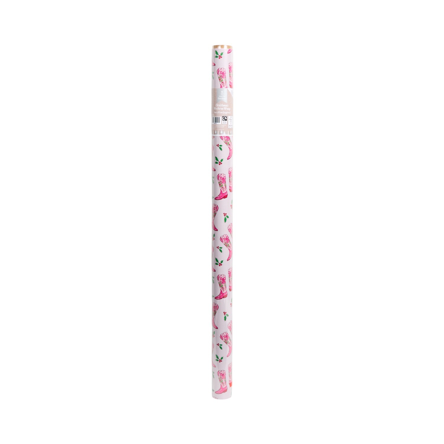 Christmas Western Gift Wrap Image 5
