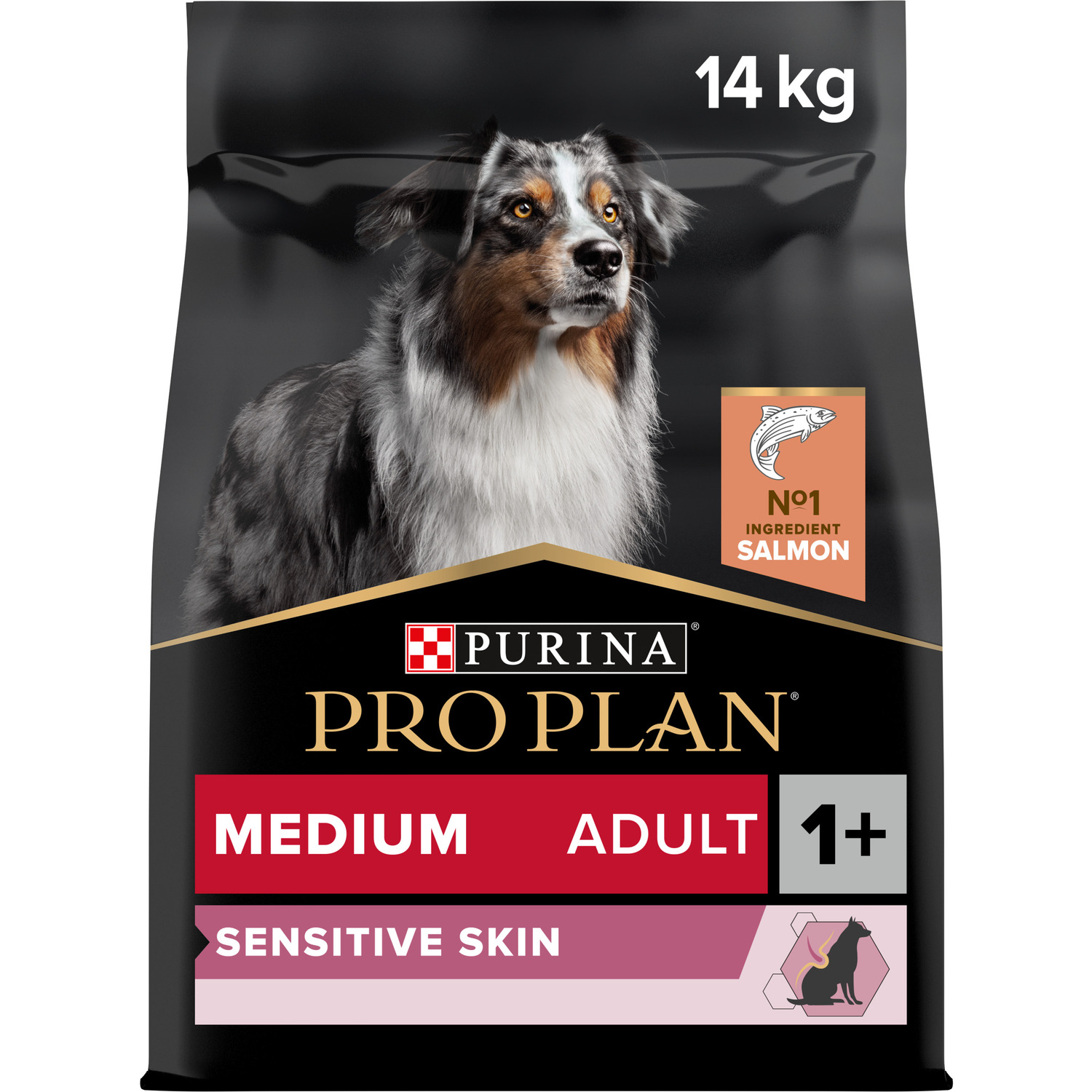 Pro Plan Medium Adult Sensitive Skin Dog Food Image 1