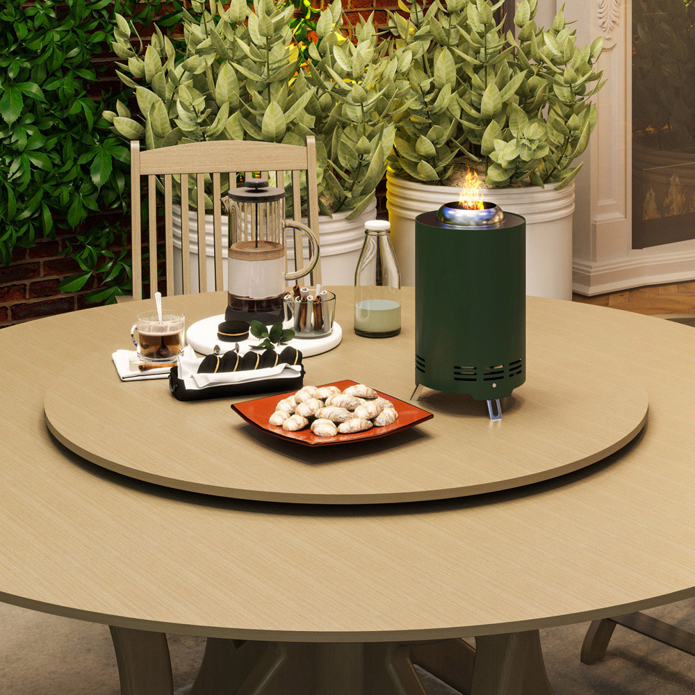 Outsunny Green Stainless Steel Smokeless Wood Burning Firepit Image 5