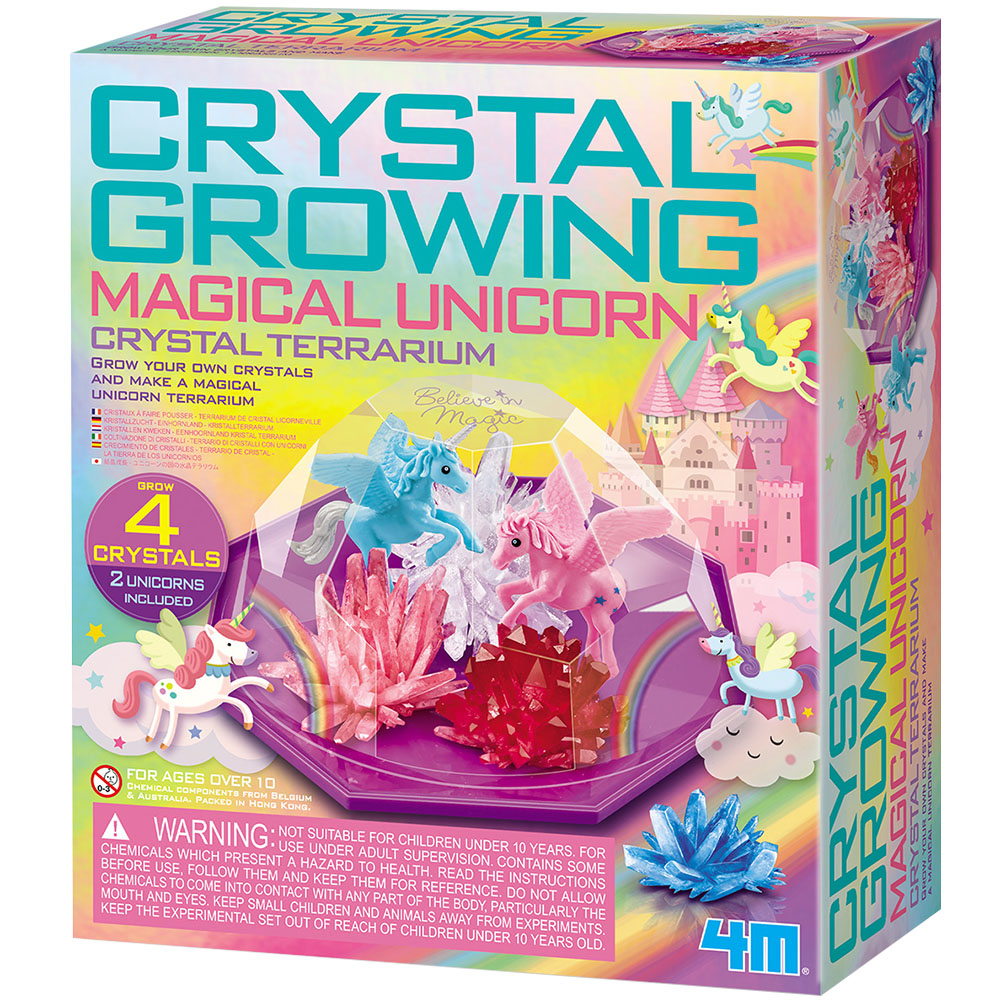 4M Crystal Growing Unicorn Terrarium Image 1