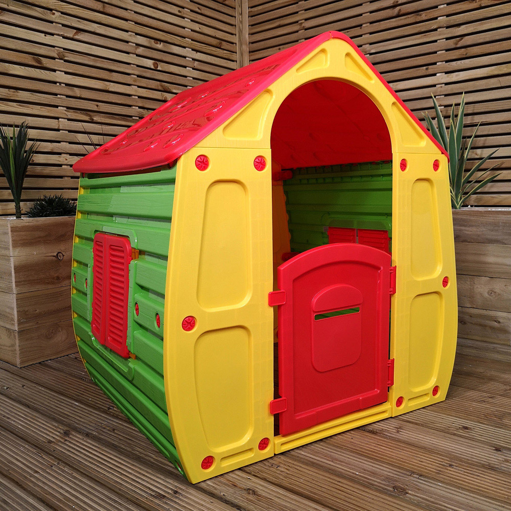 Samuel Alexander Yellow and Red Kids Plastic Magical Playhouse 1.09m Image 2