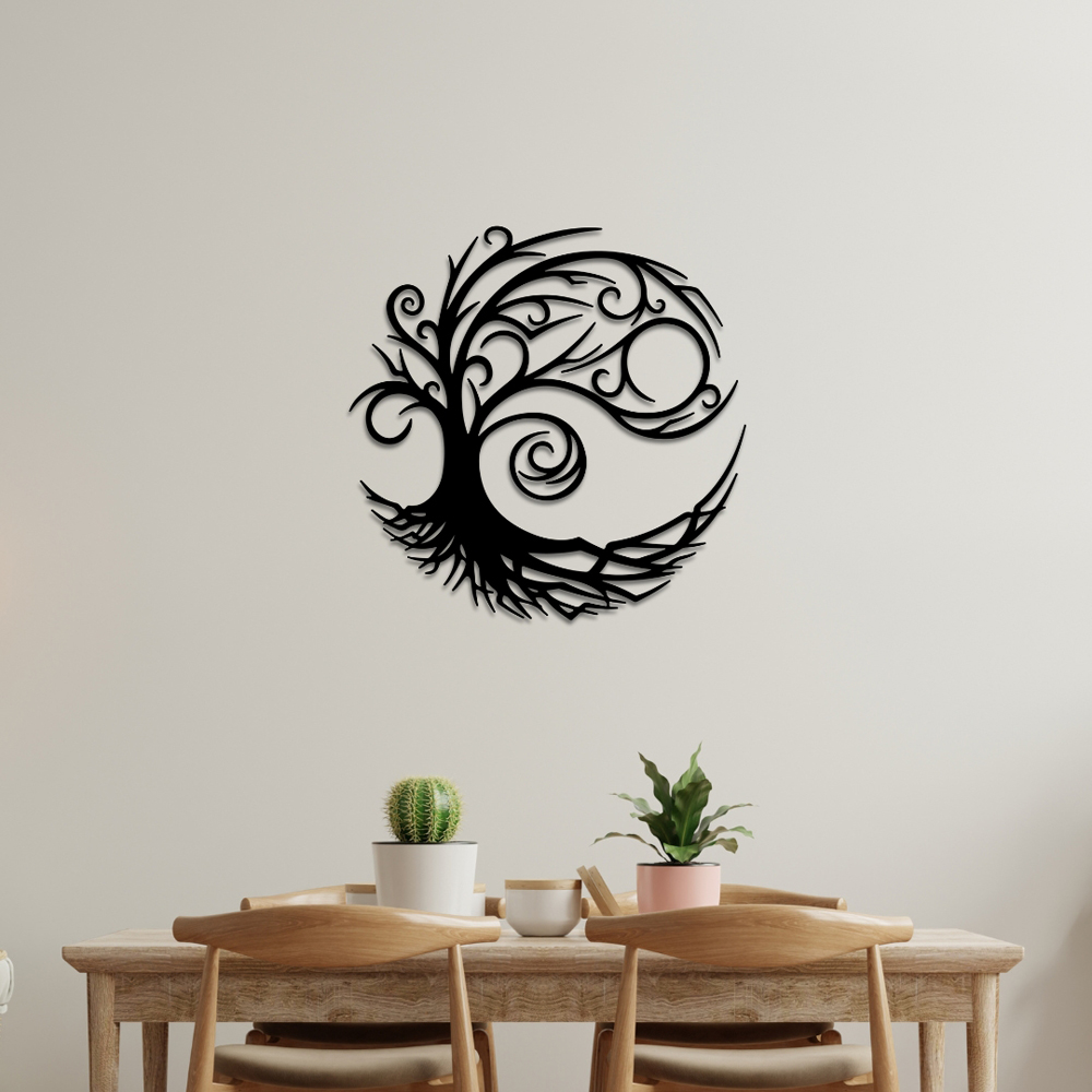 Decortie Tree of Life Modern Metal Wall Decor Image 3