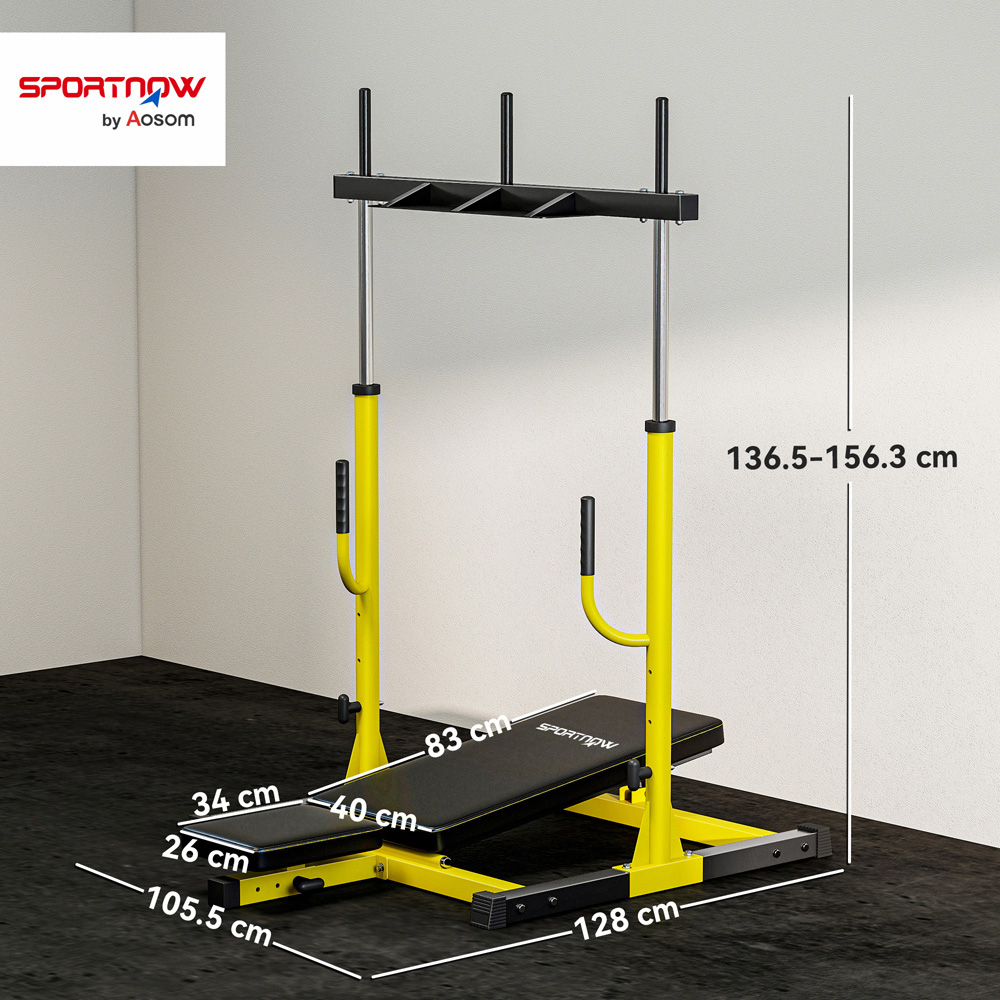 SPORTNOW Height Adjustable Vertical Leg Press Machine Image 9
