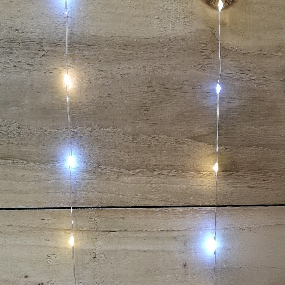 Samuel Alexander 200 Warm and Cool White MicroBright LED Premier Battery Operated String Light 10m Image 1