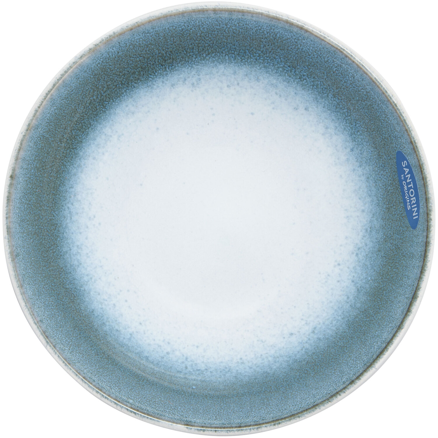 Santorini Reactive Glaze Pasta Bowl - Blue Image 2