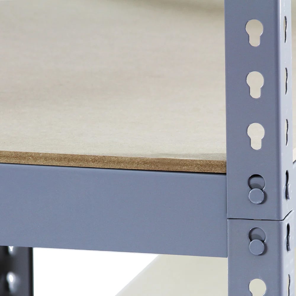 Monster Shop Q-Rax Grey Metal Racking Units 182.5 x 120 x 50cm 5 Pack Image 6