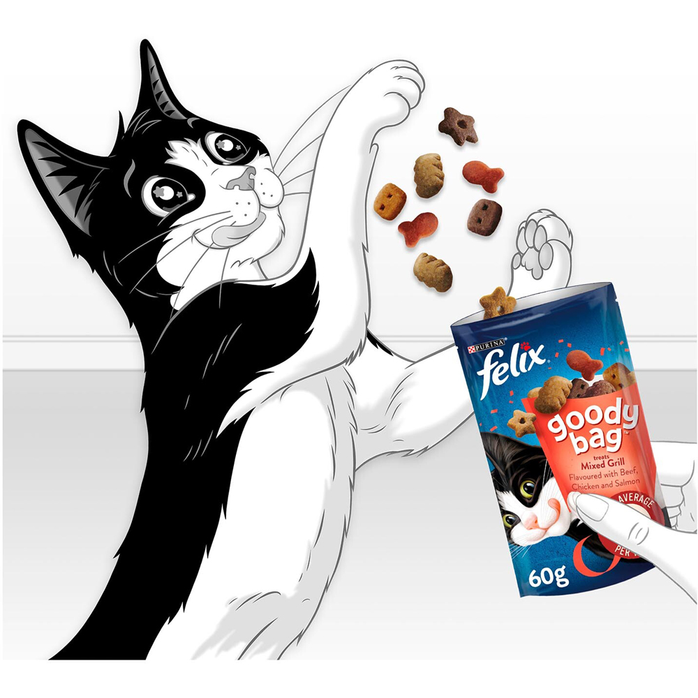 Purina Felix Mixed Grill Goody Bag Cat Food 60g Image 2
