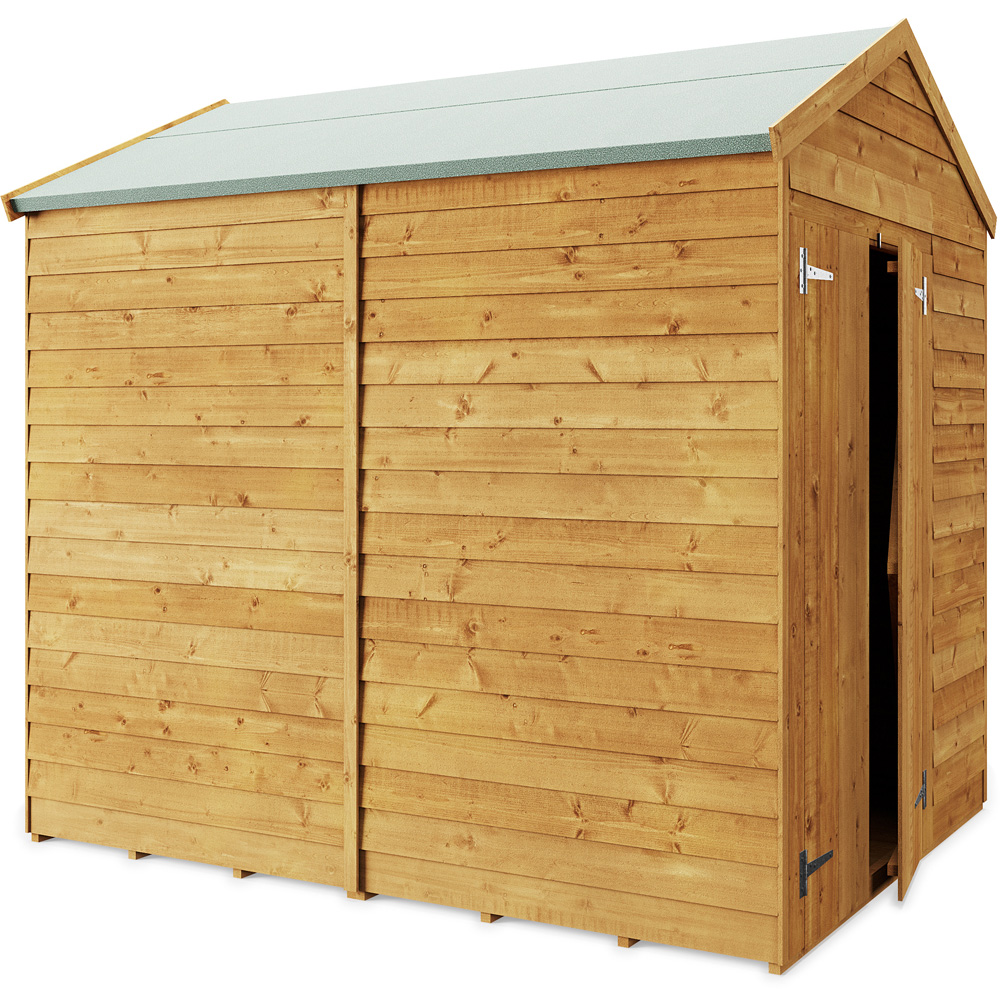 StoreMore 8 x 6ft Double Door Overlap Apex Shed Image 2
