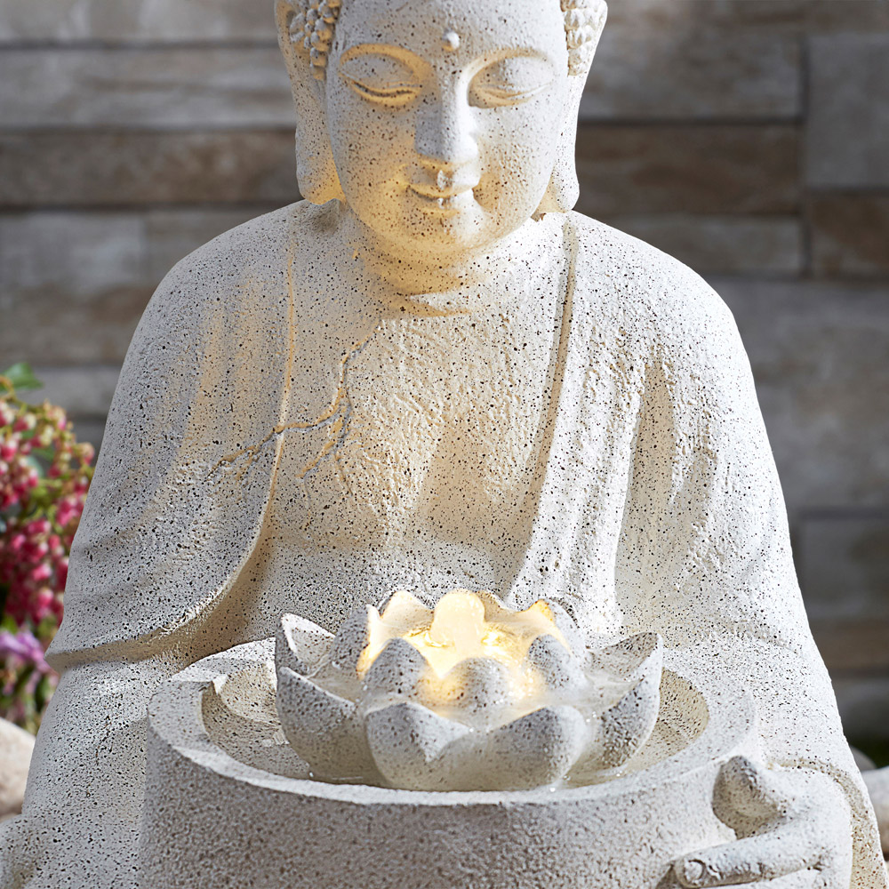 Garden Gear Serene Buddha Water Feature Image 3