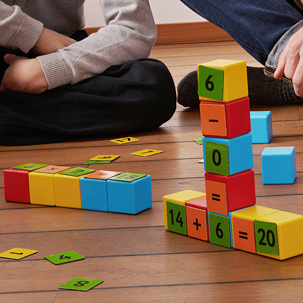 Geomag Magicube Math Building Recycled Clips Set 61 Piece Image 2