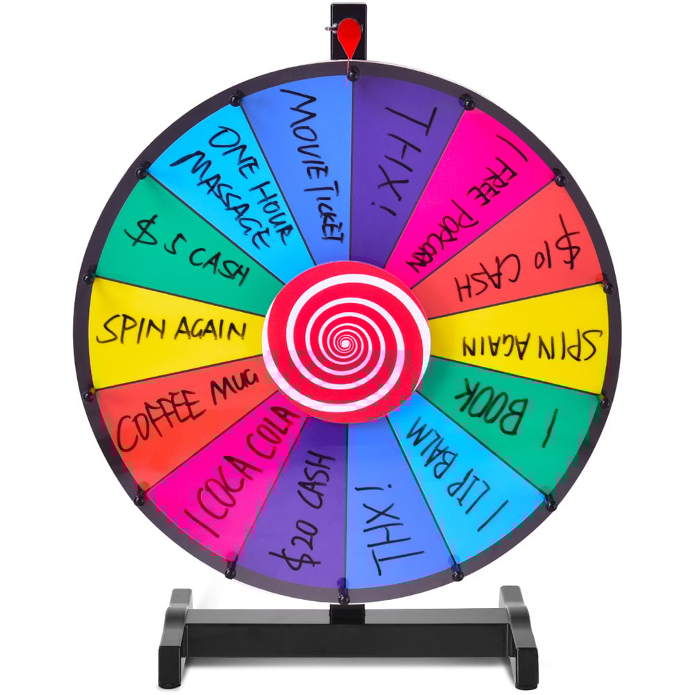 Costway Tabletop Spinning Prize Wheel 60cm Image 4