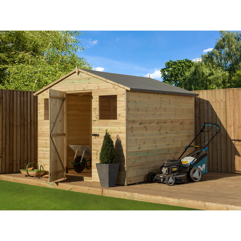 Empire Sheds 10000 8 x 8 Tongue and Groove Wooden Apex Garden Shed Image 3
