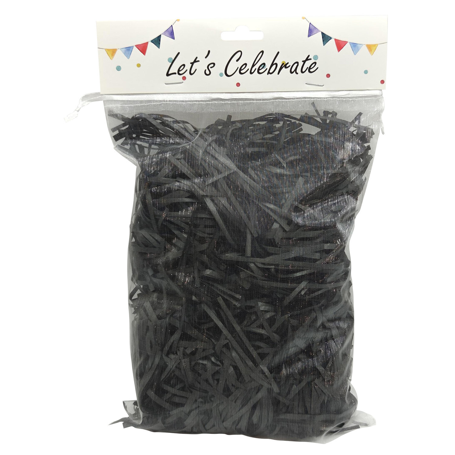 Shredded Tissue Paper 100g - Black Image