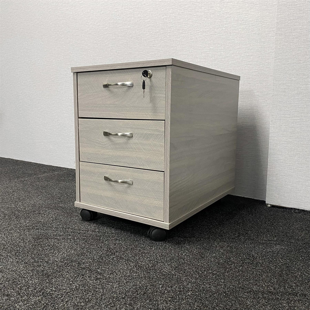 Kosy Koala 3 Drawer Grey Under Desk Drawer Unit Image 2