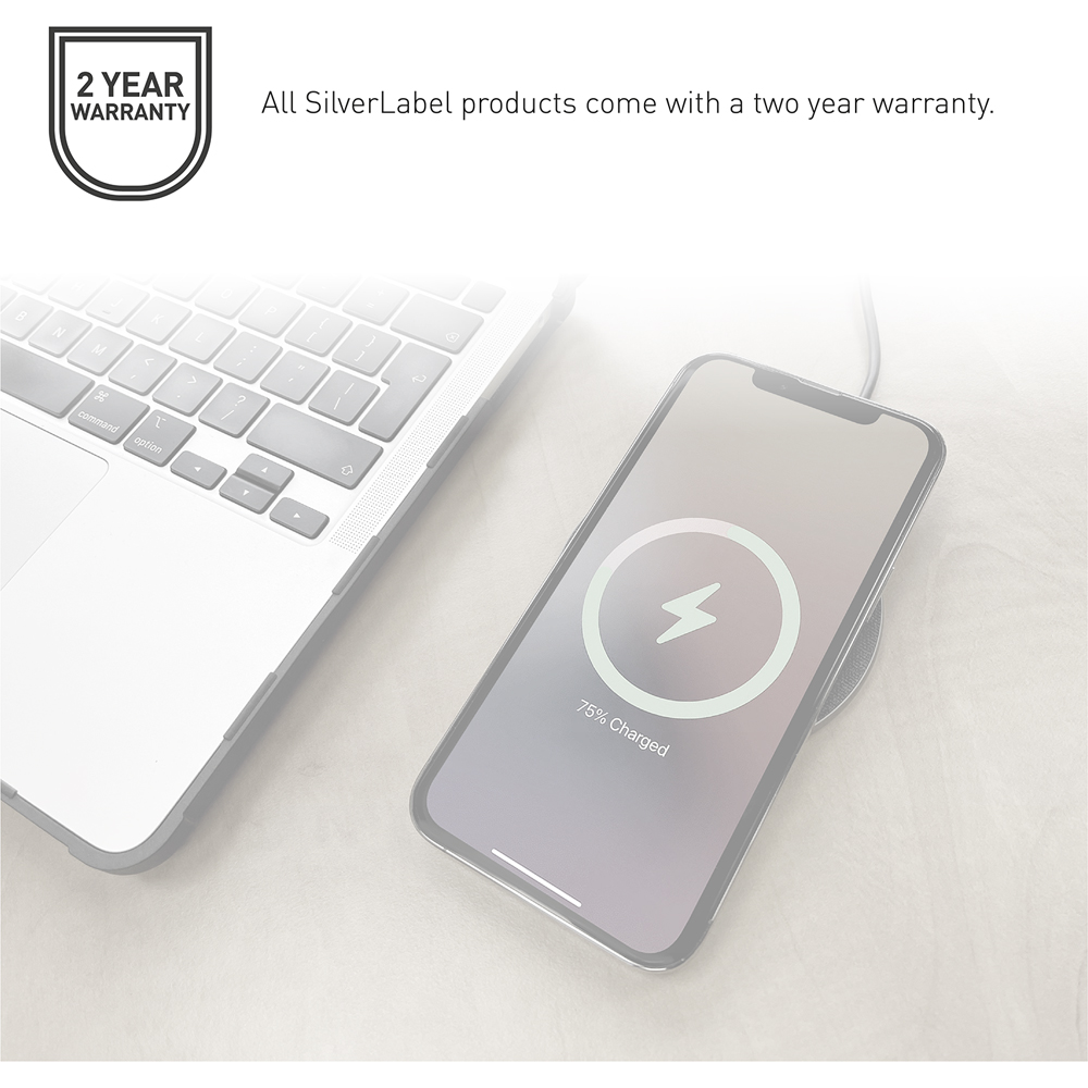 SilverLabel Black USB-C to Lightning Cable 1m Image 6