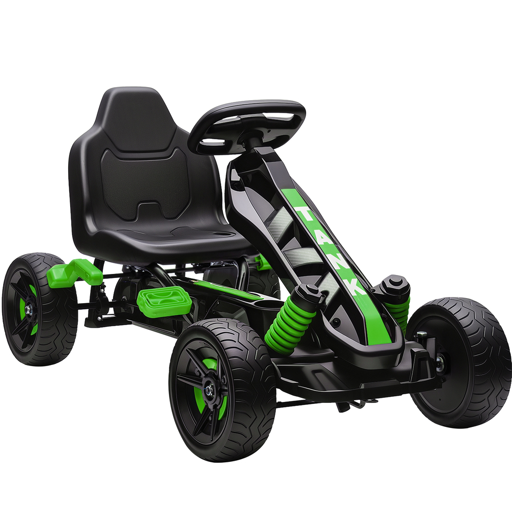 Tommy Toys Kids Pedal Go Kart with Automatic Clutch Green Image 1