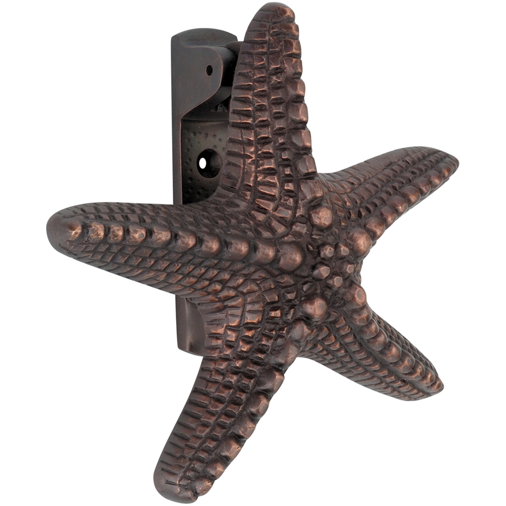 Spira Brass Aged Bronze Starfish Door Knocker Image 1