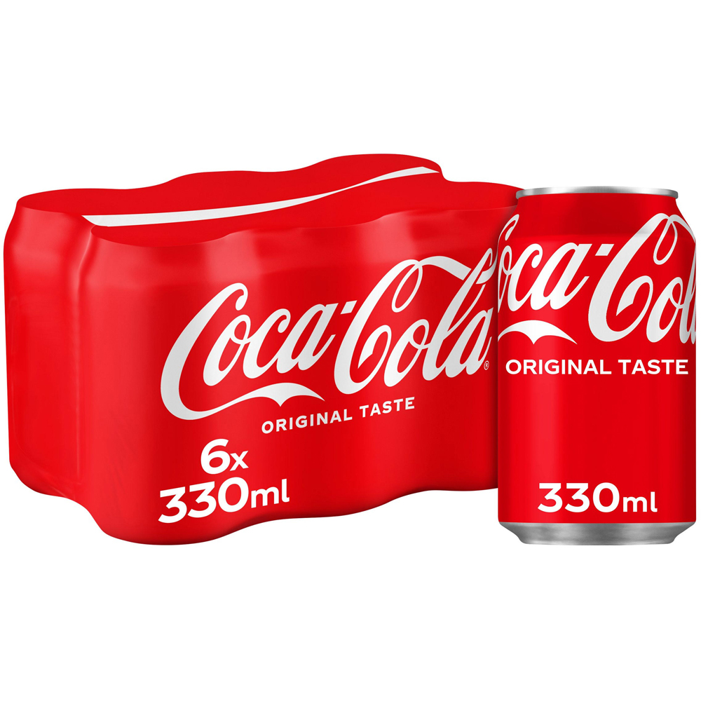 Coca Cola Original 6 x 330ml Image