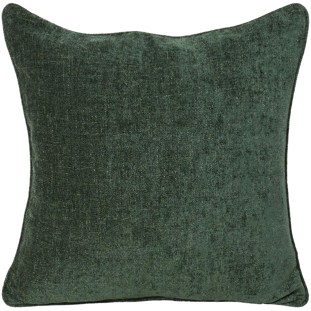 Divante Windsor Chenille Cushion  - Green Image 1