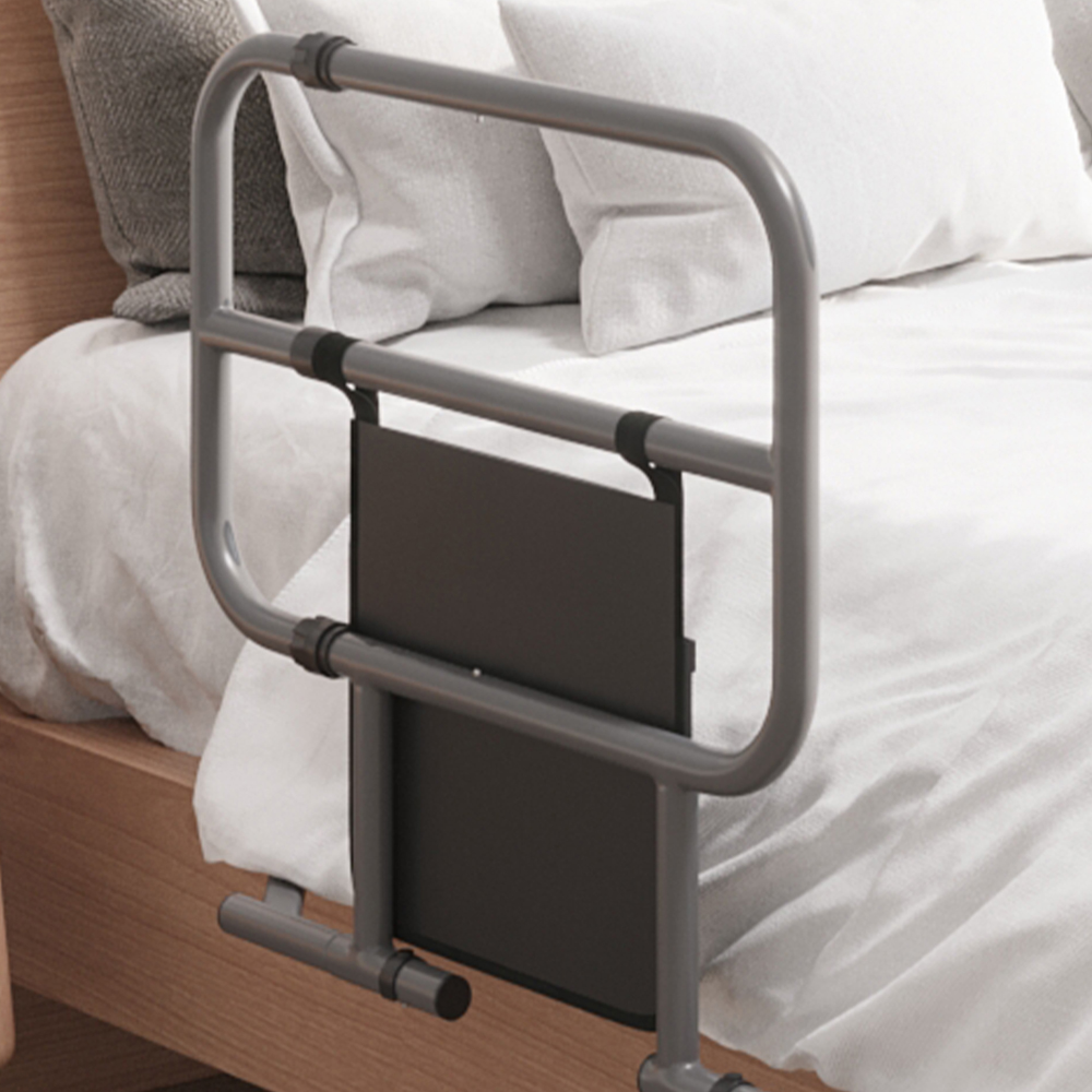 HOMCOM Adult Folding Bed Rail with Pocket Image 3
