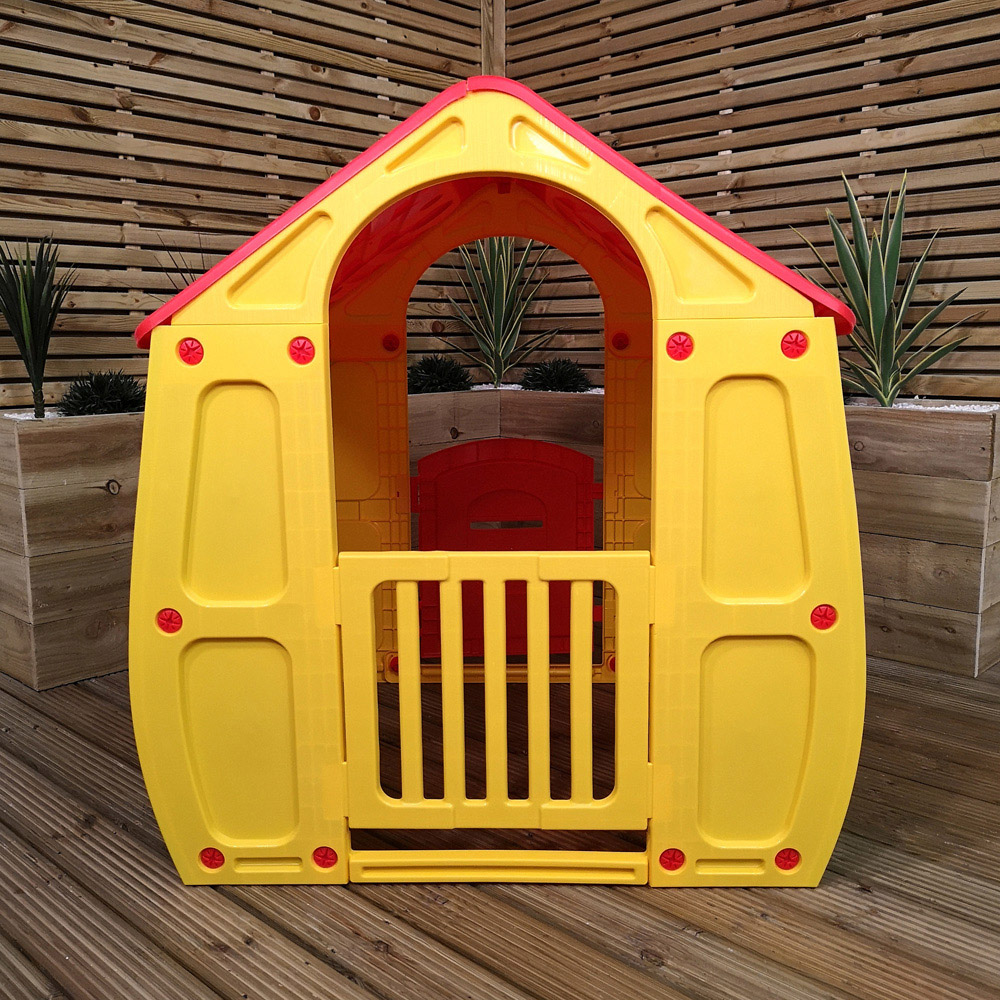 Samuel Alexander Yellow and Red Kids Plastic Magical Playhouse 1.09m Image 6