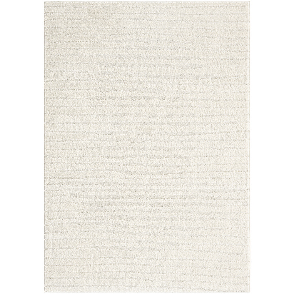 Desire Rugs Aya Cream Embossed Lines Rug 200 x 290cm Image 1