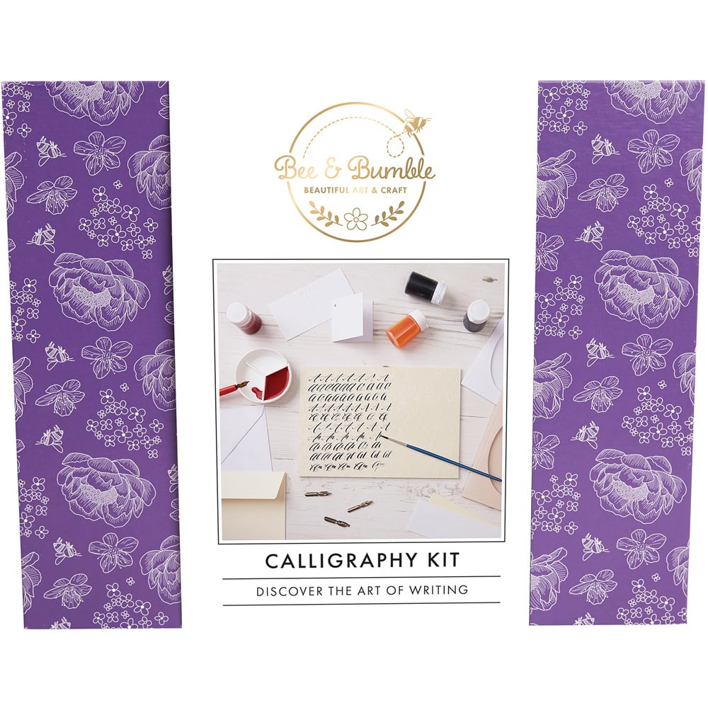 Bee & Bumble Multicoloured Calligraphy Craft Kit Image 1