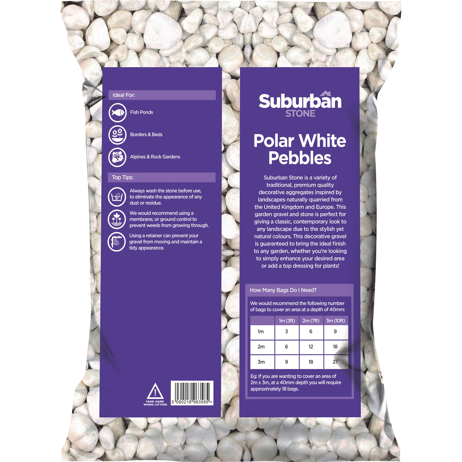 Polar Pebbles White Image 2